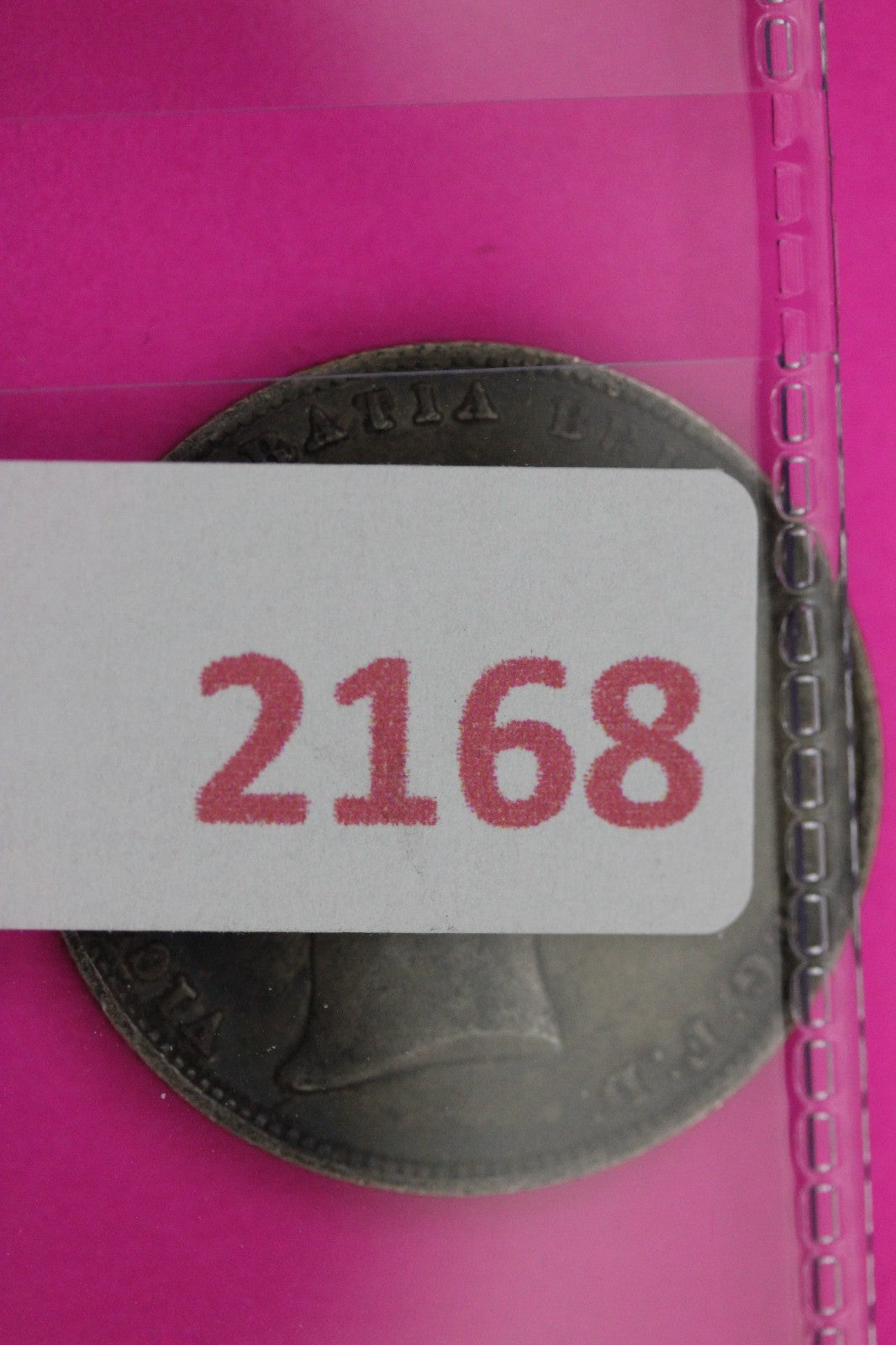 1861 United Kingdom 1 Shilling Silver Coin Guaranteed Authentic & Genuine 2168