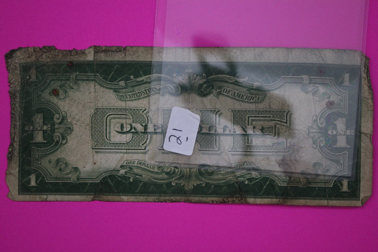 1928 A $1 One Dollar Funny Back Silver Certificate FR1601 Guaranteed Genuine 21