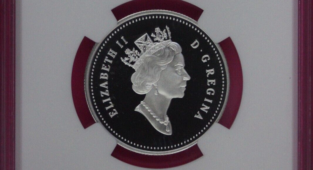 1997 PF 69 Ultra Cameo Canada Canadian Eskimo Dog Silver 50c NGC Slab 1051