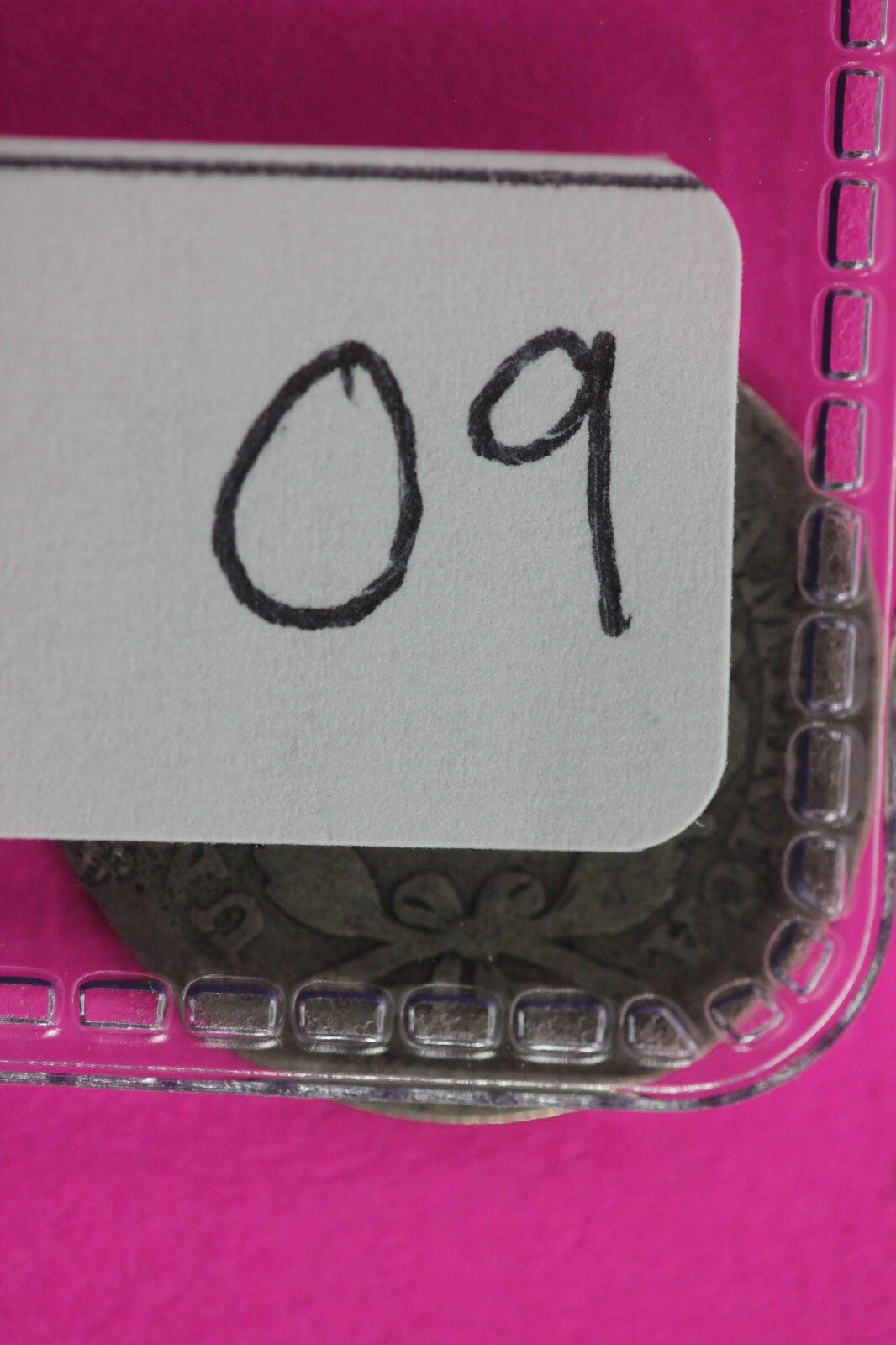 1854 P Seated Liberty Half Dime Exact Silver Coin Shown Low Grade Smashed 09