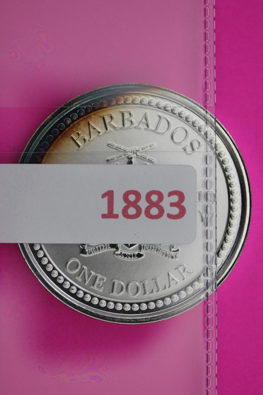 2019 Lionfish Barbados $1 Dollar 1 Ounce Silver Guaranteed Authentic Coin 1883