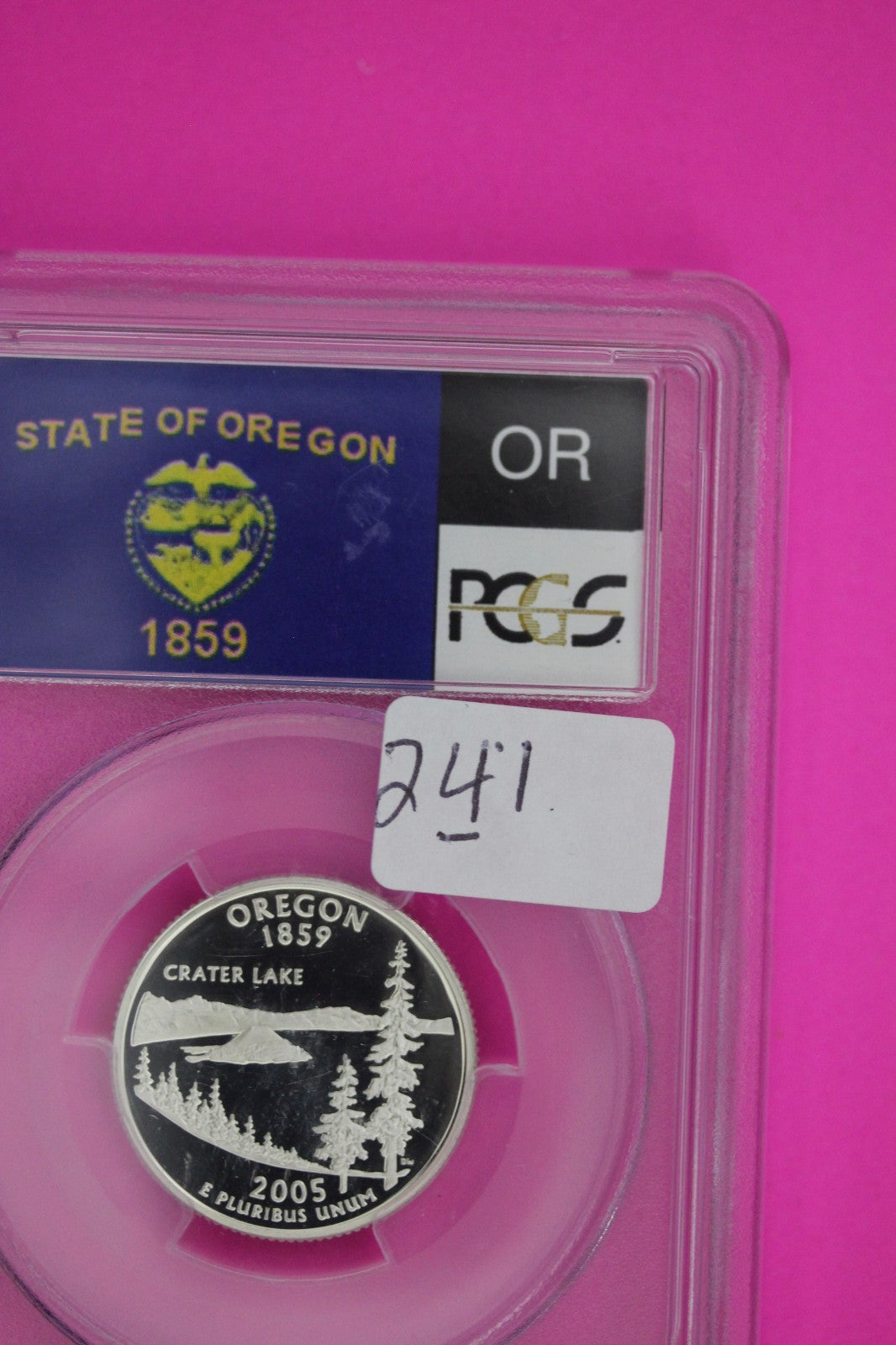 2005 S PF 69 Oregon Silver State Quarter PCGS Certified Authentic Genuine 241