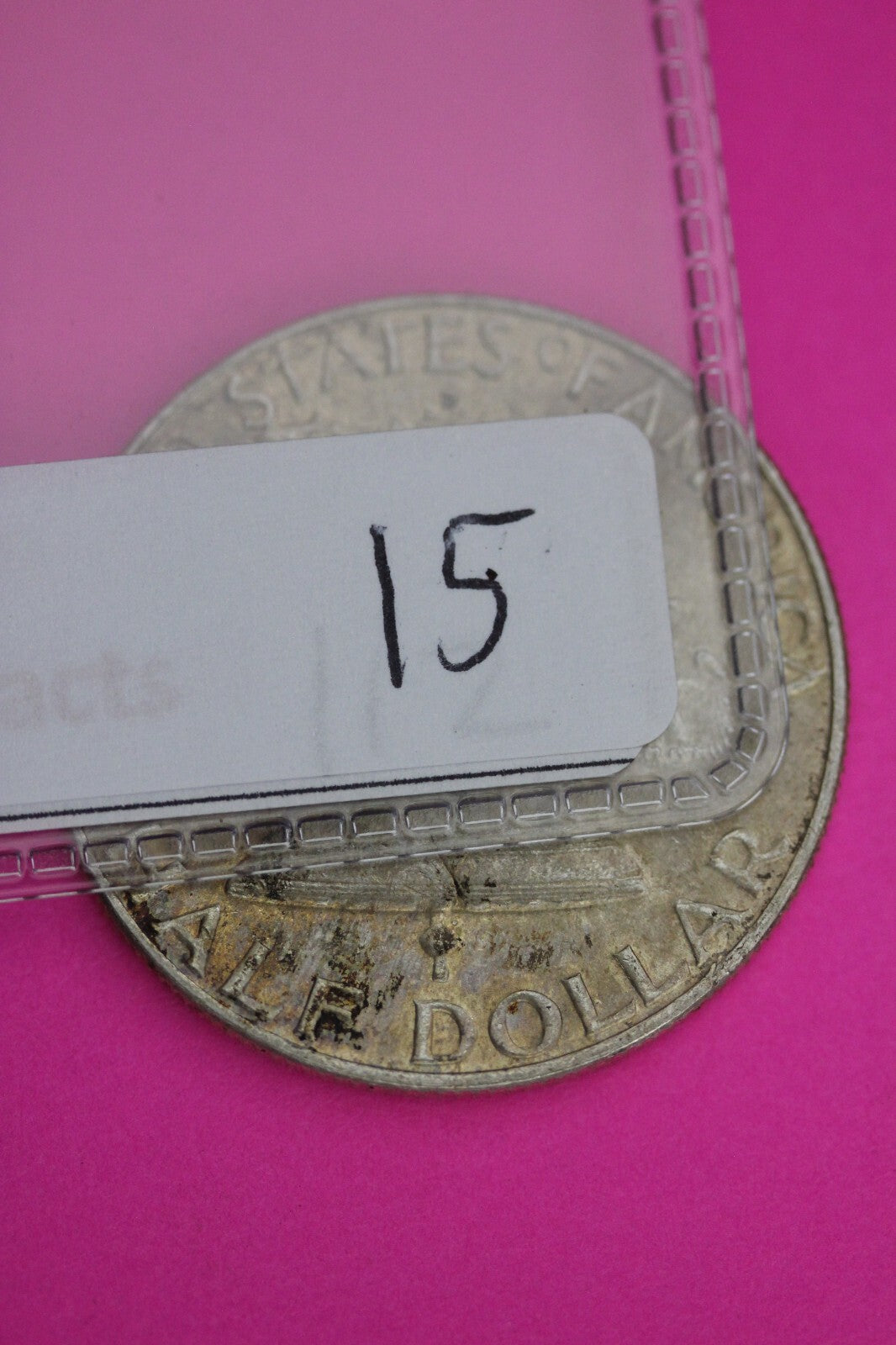 High Grade Toned 1951 D Ben Franklin Silver Half Dollar Exact Coin Shown 15