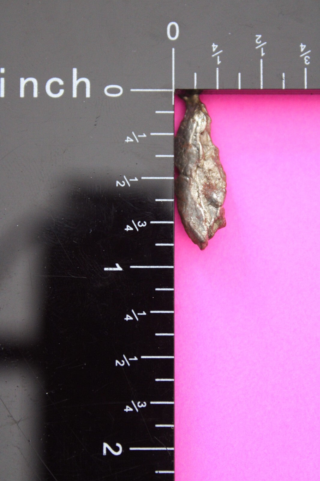 Meteorite Necklace W/ Chain Campo Del Cielo 2.6 Grams Real Dinosaur Girl COA 41