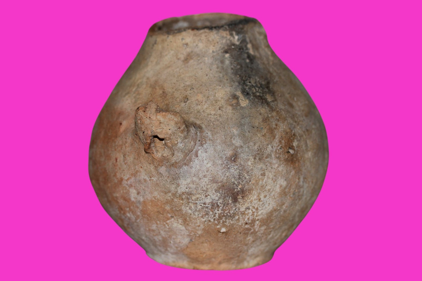 Time of Canaanites Holy Land Artifact Ancient 5500 Year Old Jar 3500 BC COA J144