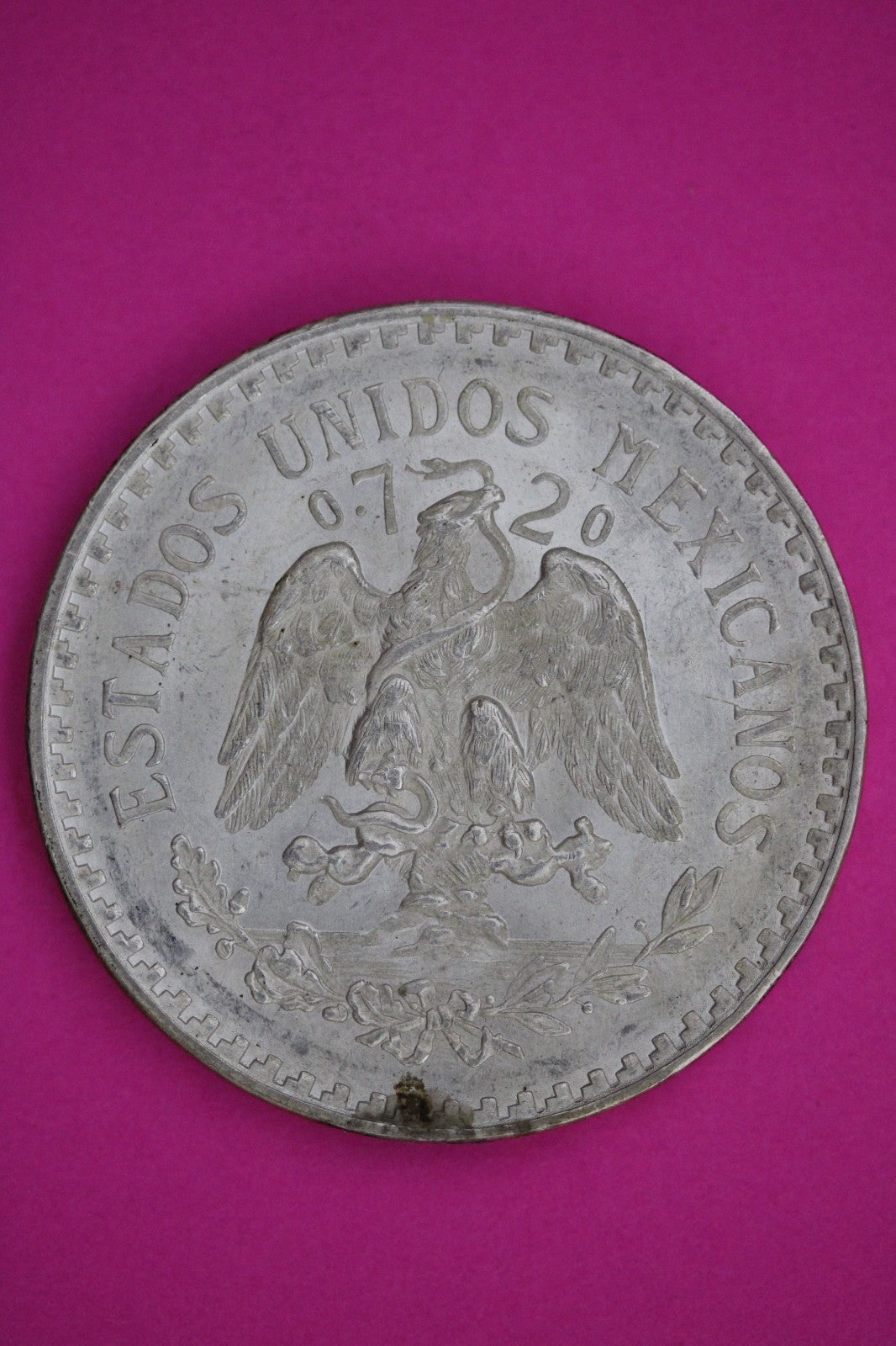 1943 Mexico 1 Un Peso Silver Coin .720 Fine Guaranteed Authentic Hi Grade 2470
