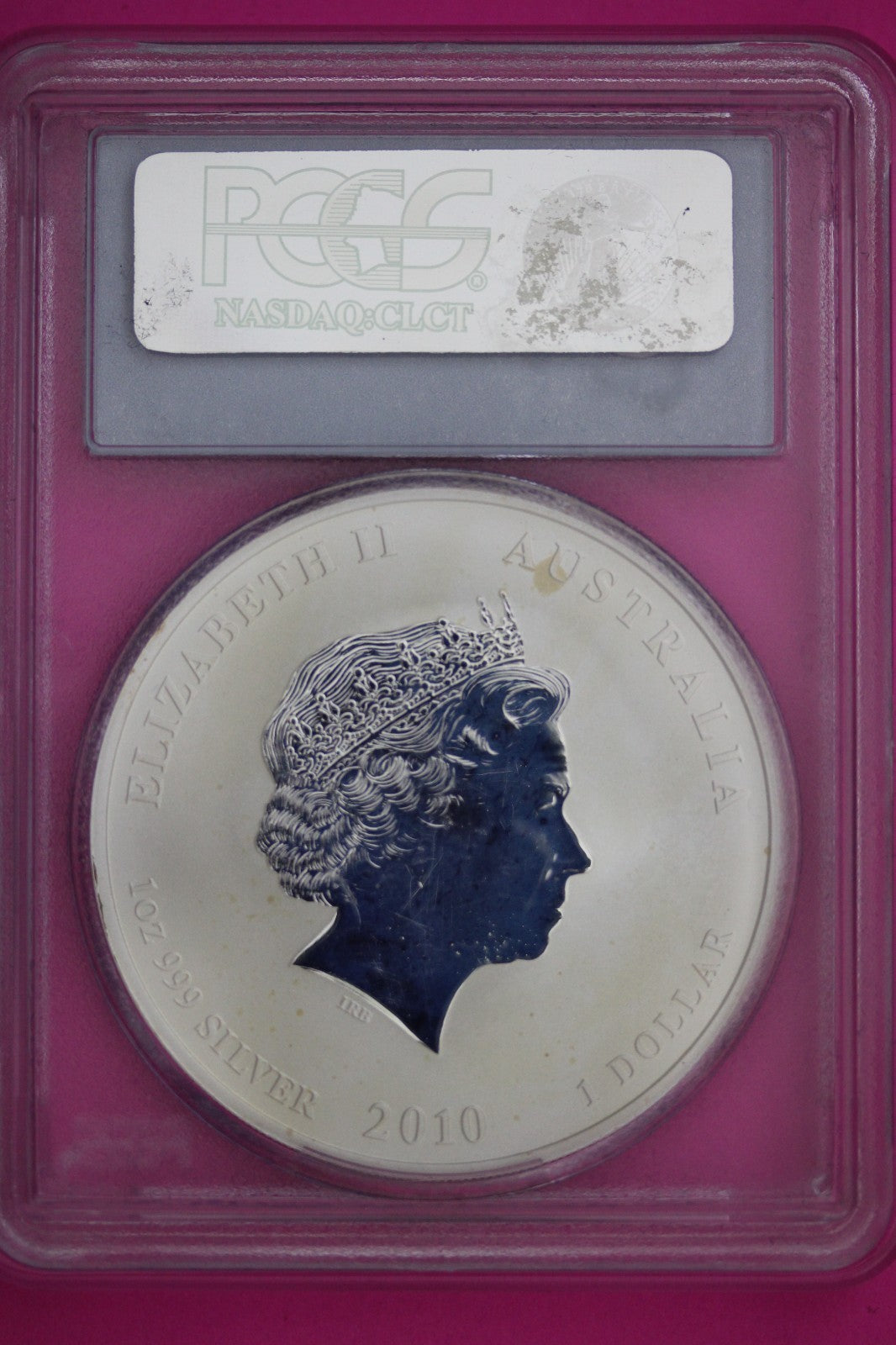 2010 MS 70 Australia Year Of The Tiger 1 OZ .999 Silver PCGS Certified Slab 917