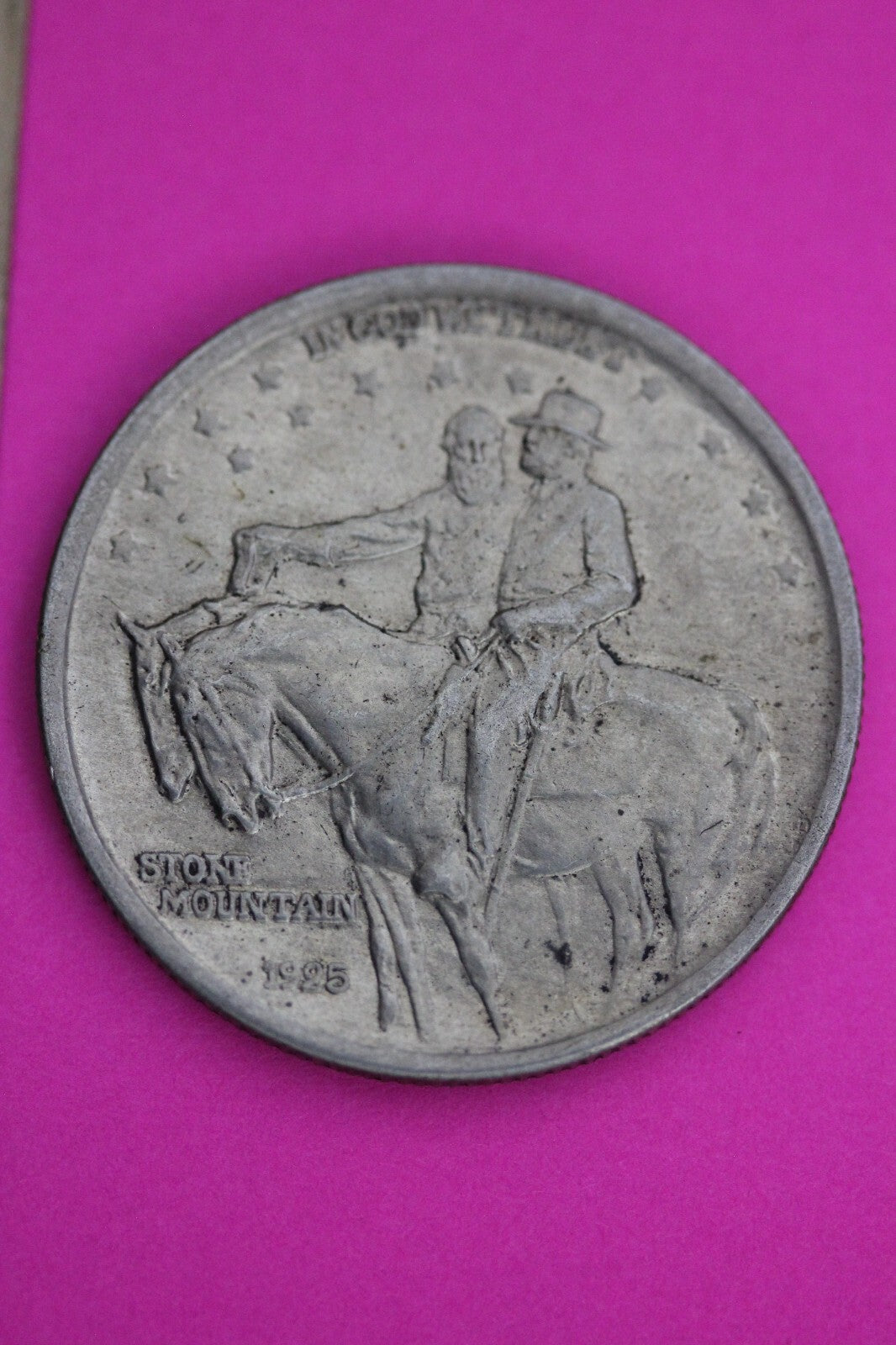 High Grade 1925 Stone Mountain Commemorative Silver Half Dollar Scarce Coin 08