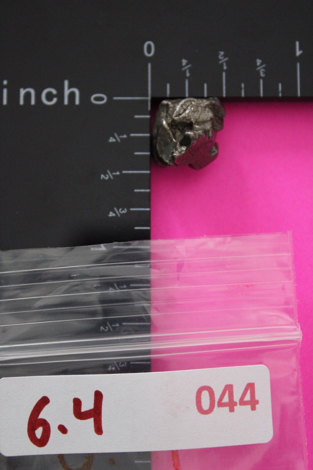 Meteorite Necklace W/ Chain Campo Del Cielo 6.4 Grams Real Dinosaur Girl COA 44