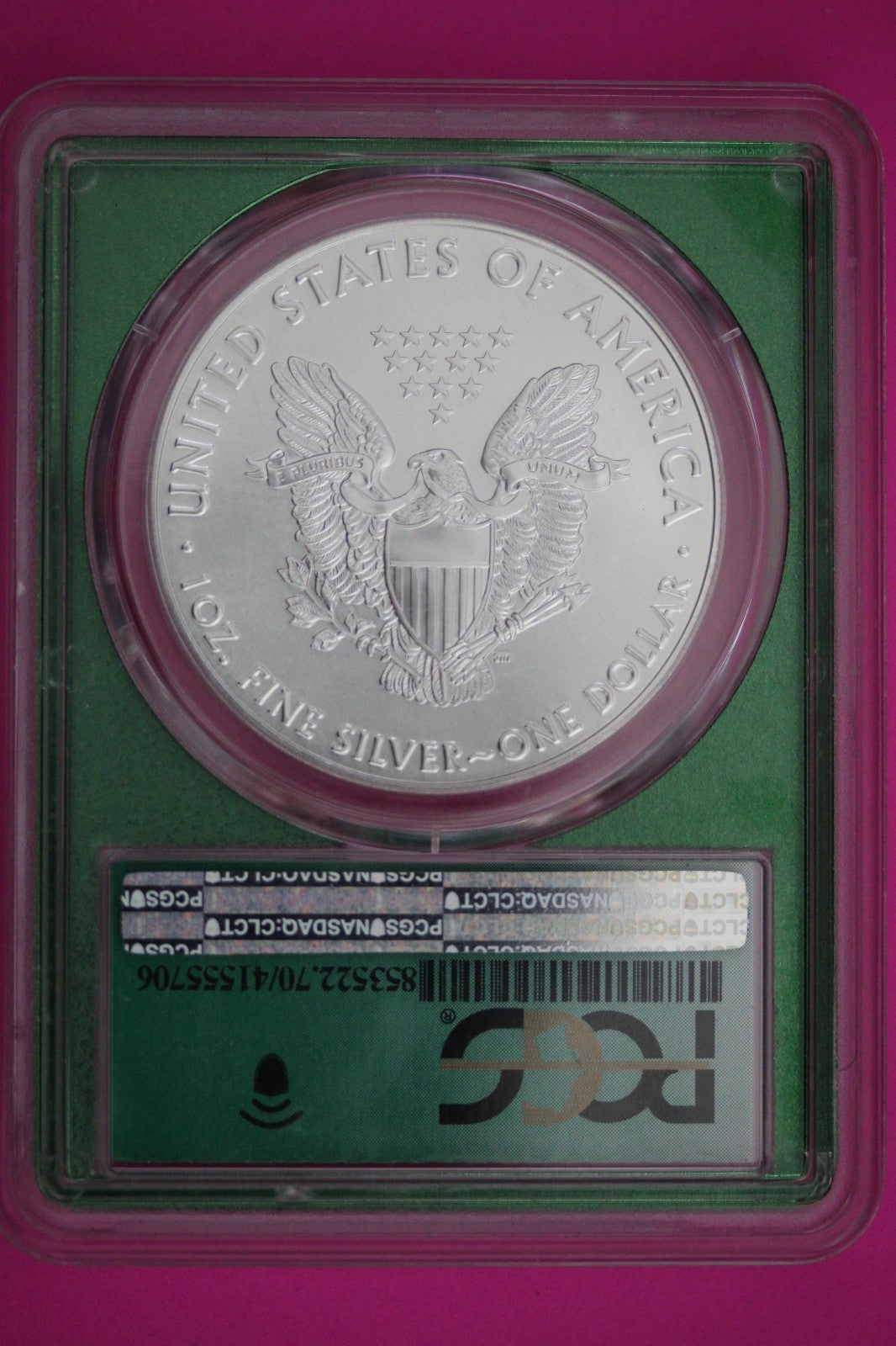 2021 T1  (P) MS 70 Silver Eagle From 1rst 25 Philadelphia Mint Boxes PCGS 905