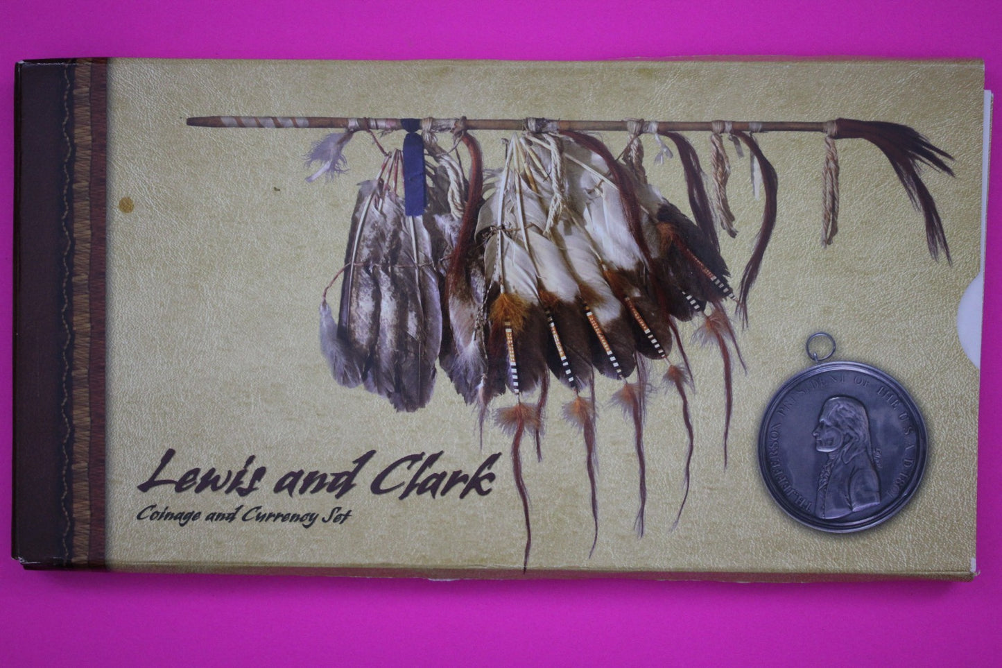 2004 Lewis & Clark Coinage & Currency Set Silver Dollar Stamps Note COA 9031