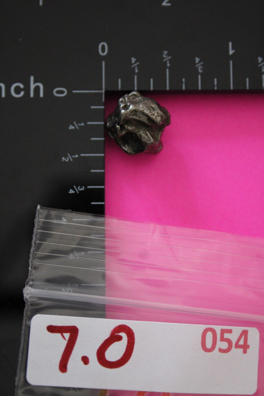 Meteorite Necklace W/ Chain Campo Del Cielo 7.0 Grams Real Dinosaur Girl COA 54