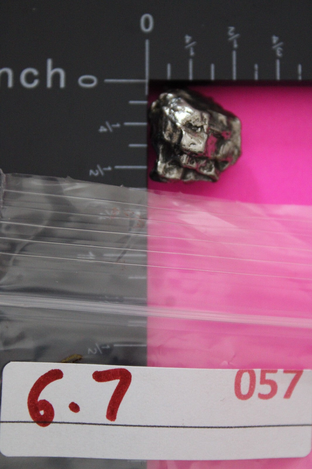 Meteorite Necklace W/ Chain Campo Del Cielo 6.7 Grams Real Dinosaur Girl COA 57