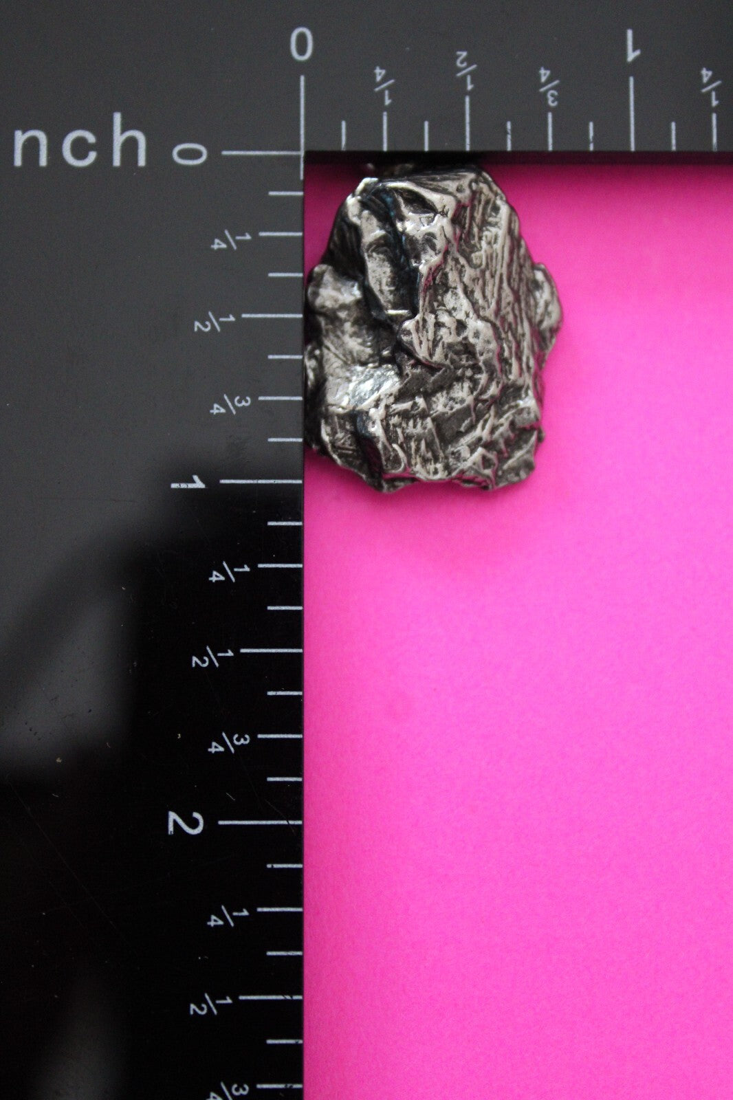 Meteorite Necklace W/ Chain Campo Del Cielo 12.1 Grams Real Dinosaur Girl COA 28