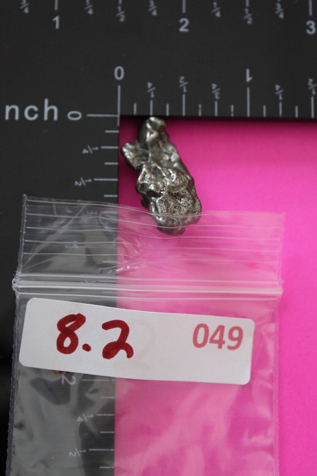 Meteorite Necklace W/ Chain Campo Del Cielo 8.2 Grams Real Dinosaur Girl COA 49