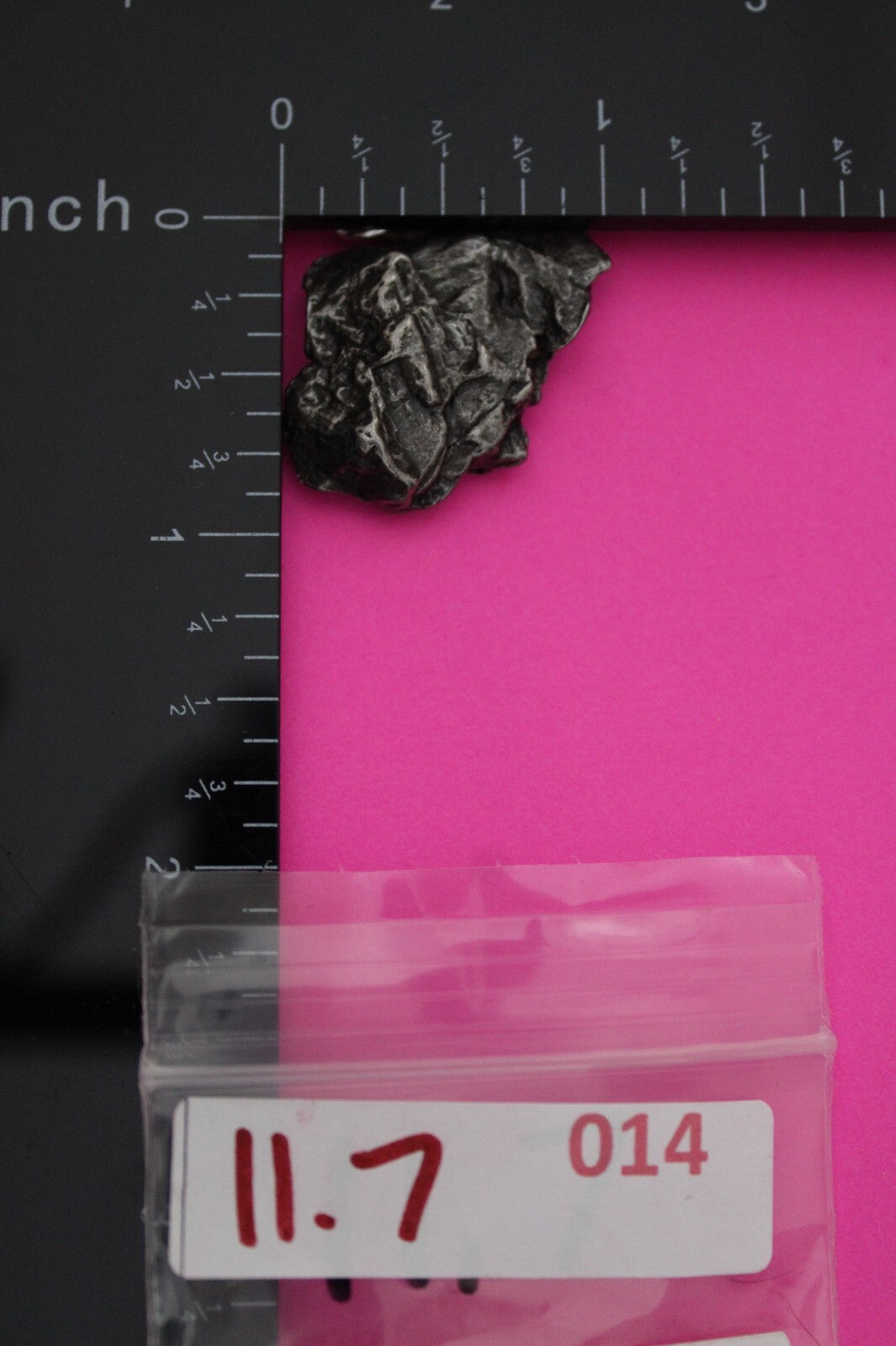 Meteorite Necklace W/ Chain Campo Del Cielo 11.7 Grams Real Dinosaur Girl COA 14