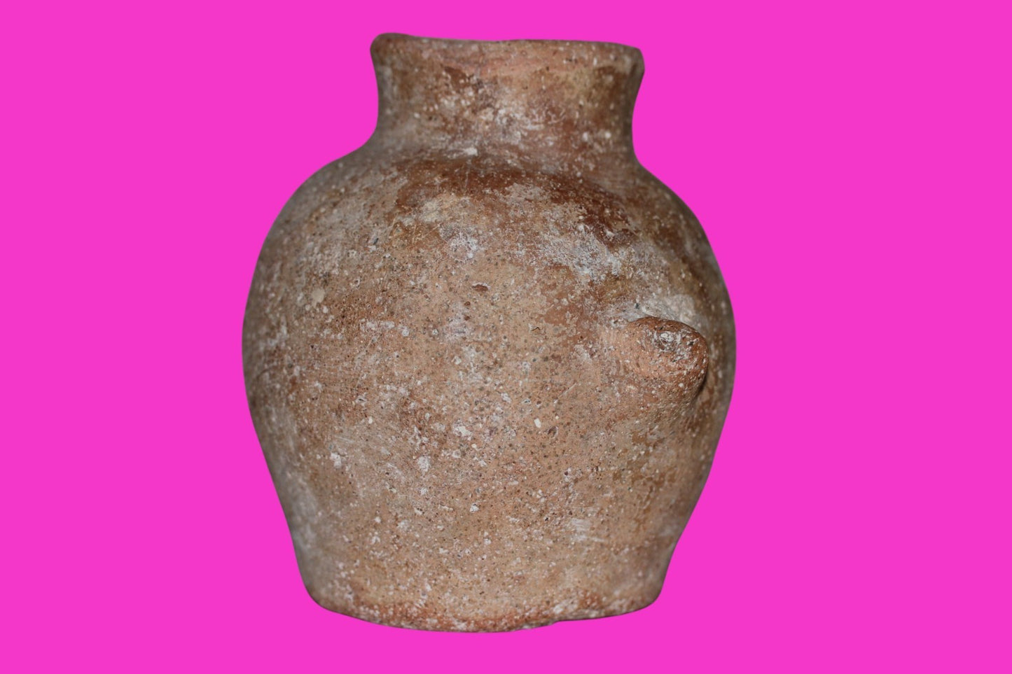 Time of Canaanites Holy Land Artifact Ancient Jar 5500 Year Old 3500 BC COA J142