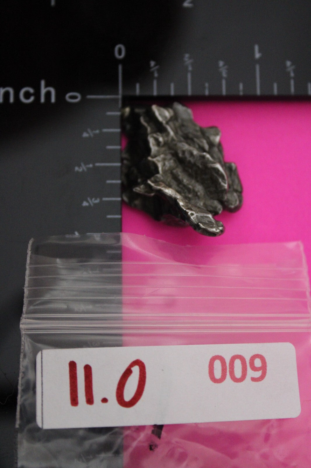 Meteorite Necklace W/ Chain Campo Del Cielo 11.0 Grams Real Dinosaur Girl COA 09