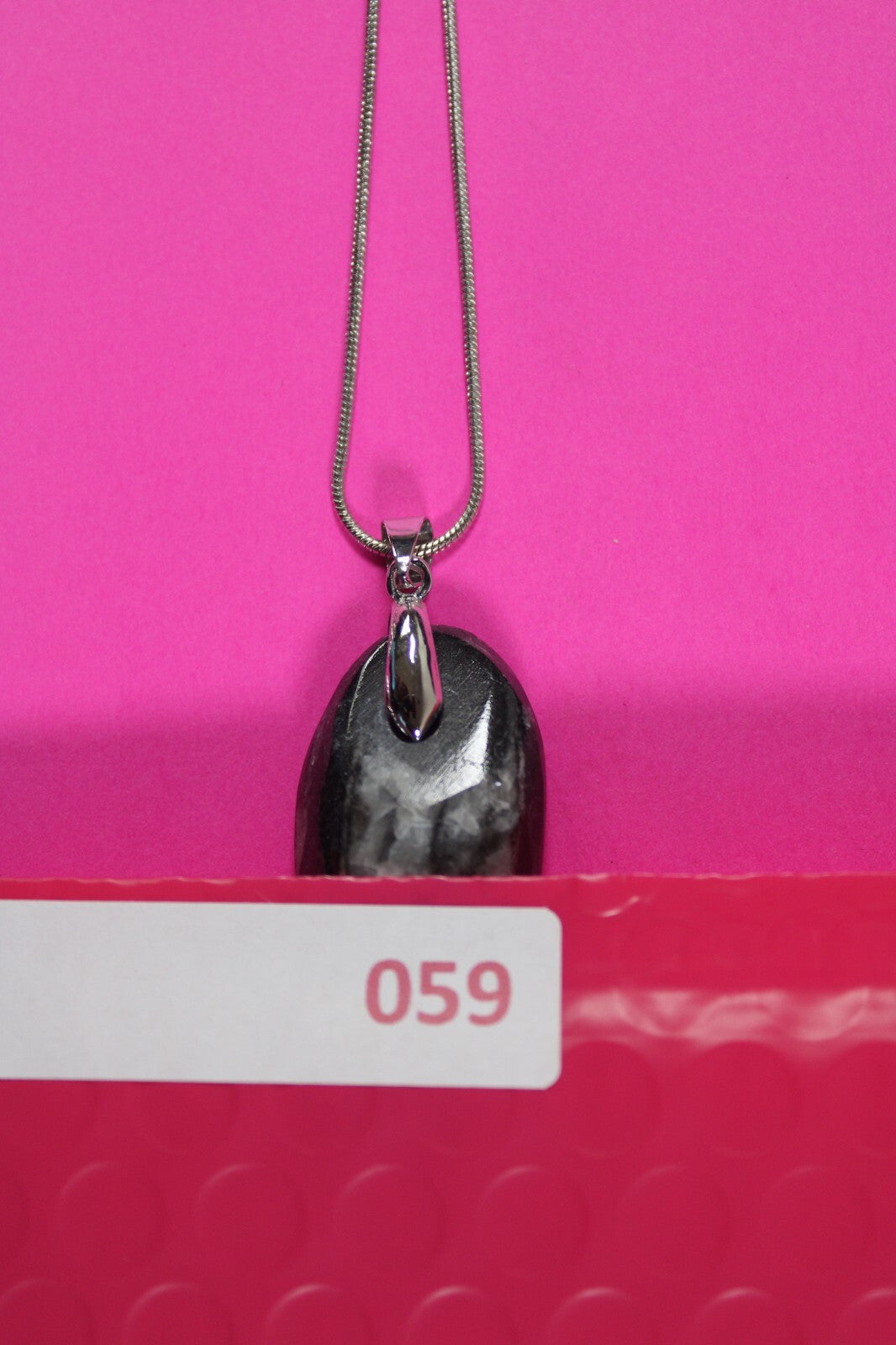 Authentic Orthoceros Necklace Fossil 500 Million Years Old Dinosaur Girl COA 59