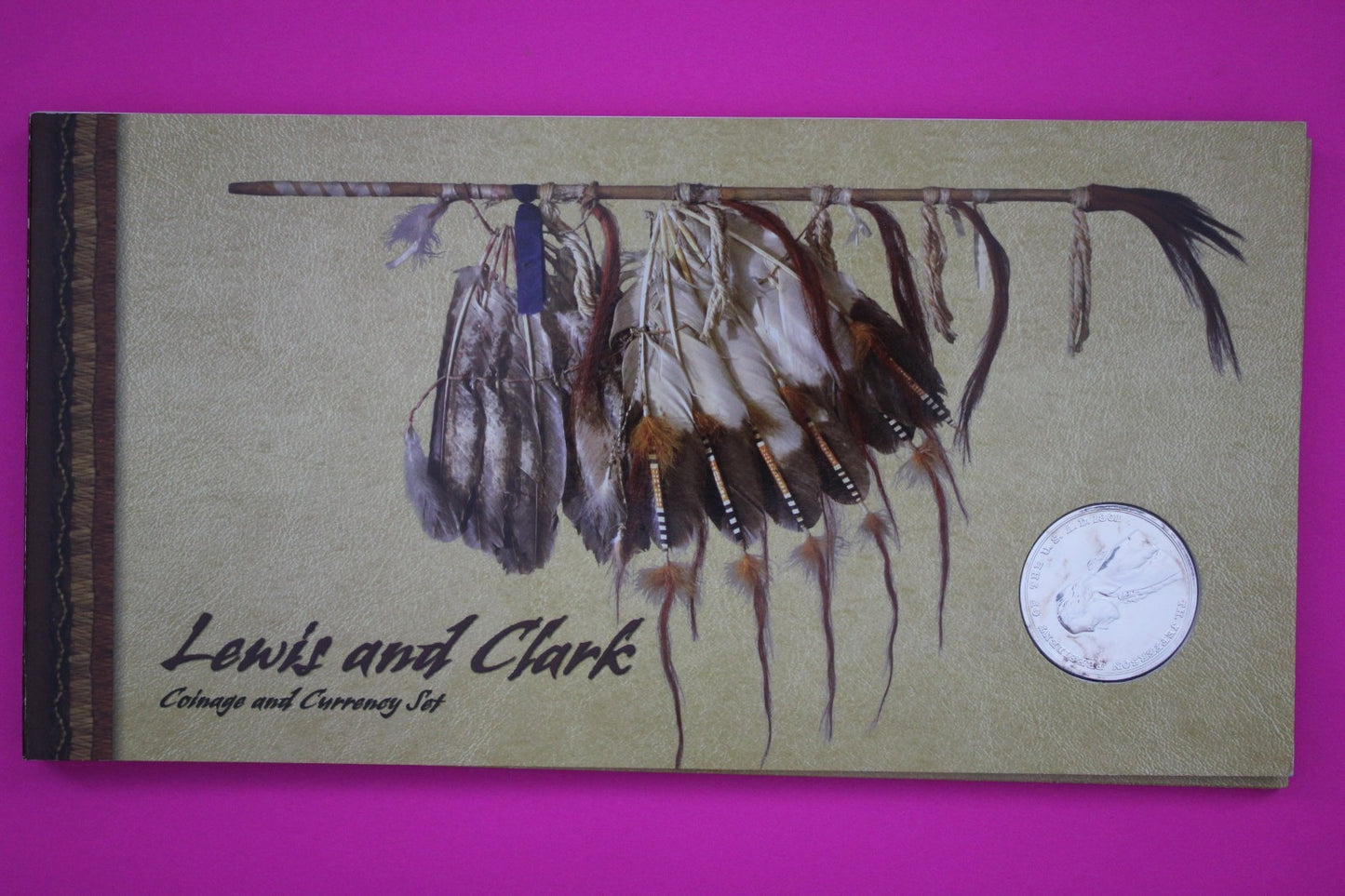 2004 Lewis & Clark Coinage & Currency Set Silver Dollar Stamps Note COA 9031