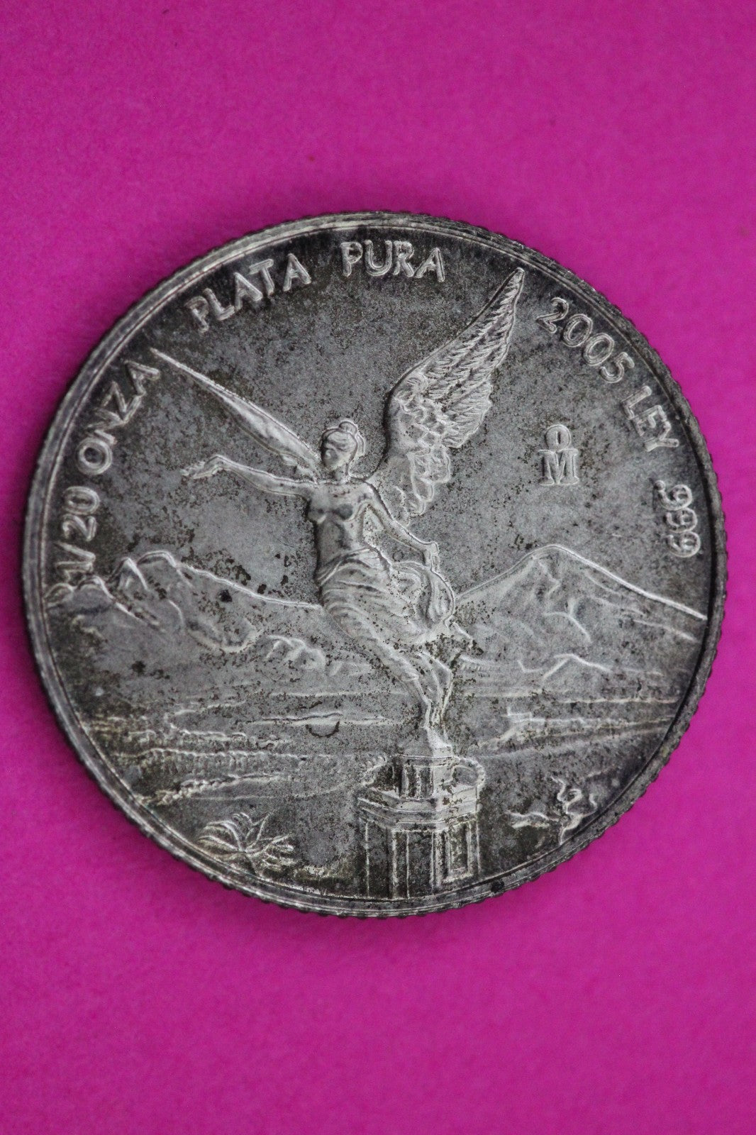 2005 Mexico Libertad 1/20 Onza Silver Coin 1/20 Ounce Guaranteed Authentic 2103