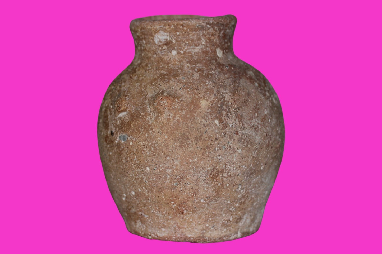 Time of Canaanites Holy Land Artifact Ancient Jar 5500 Year Old 3500 BC COA J142