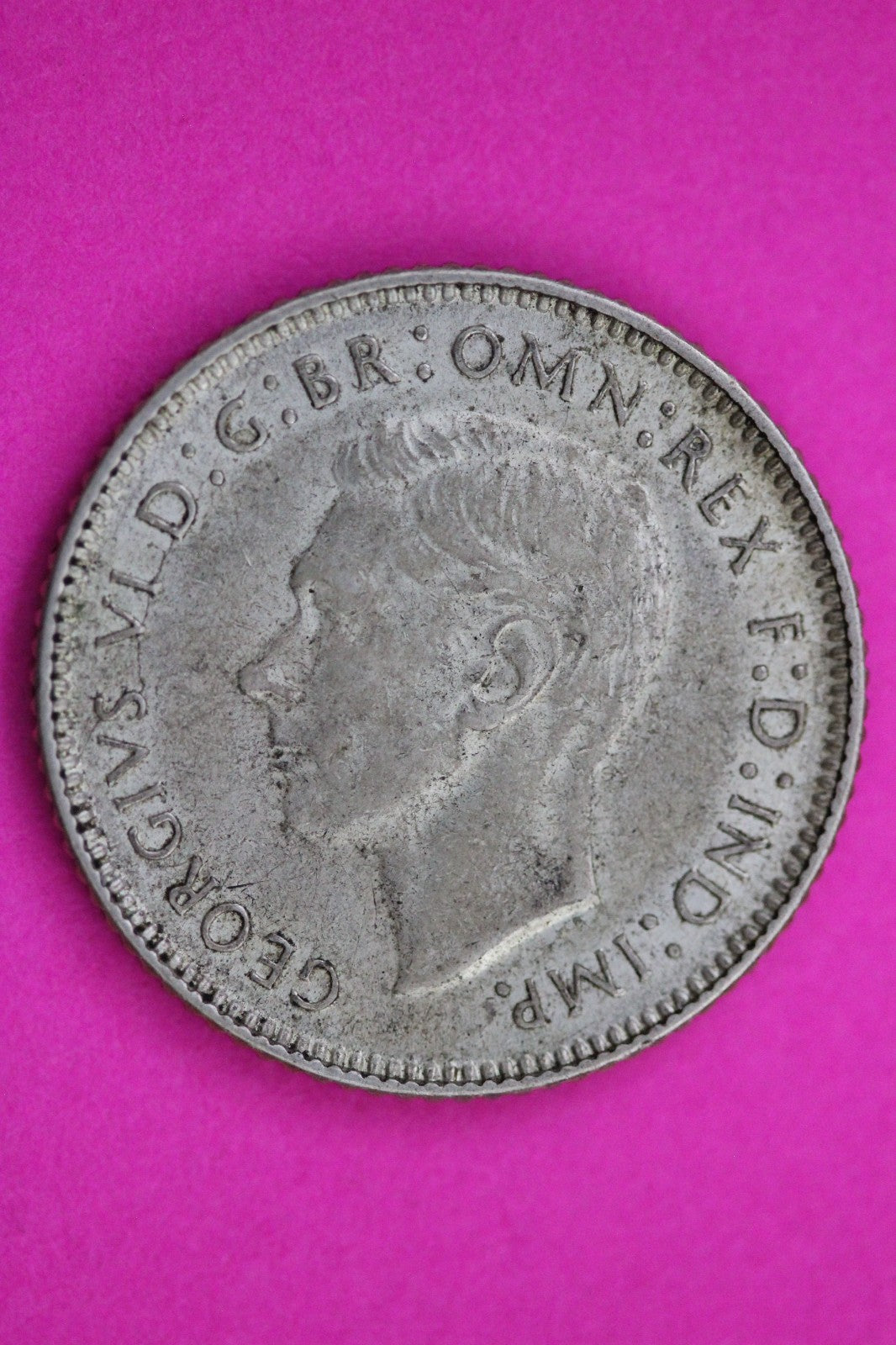 1942 Great Britain 6 Pence Silver Coin Guaranteed Authentic & Genuine 2172