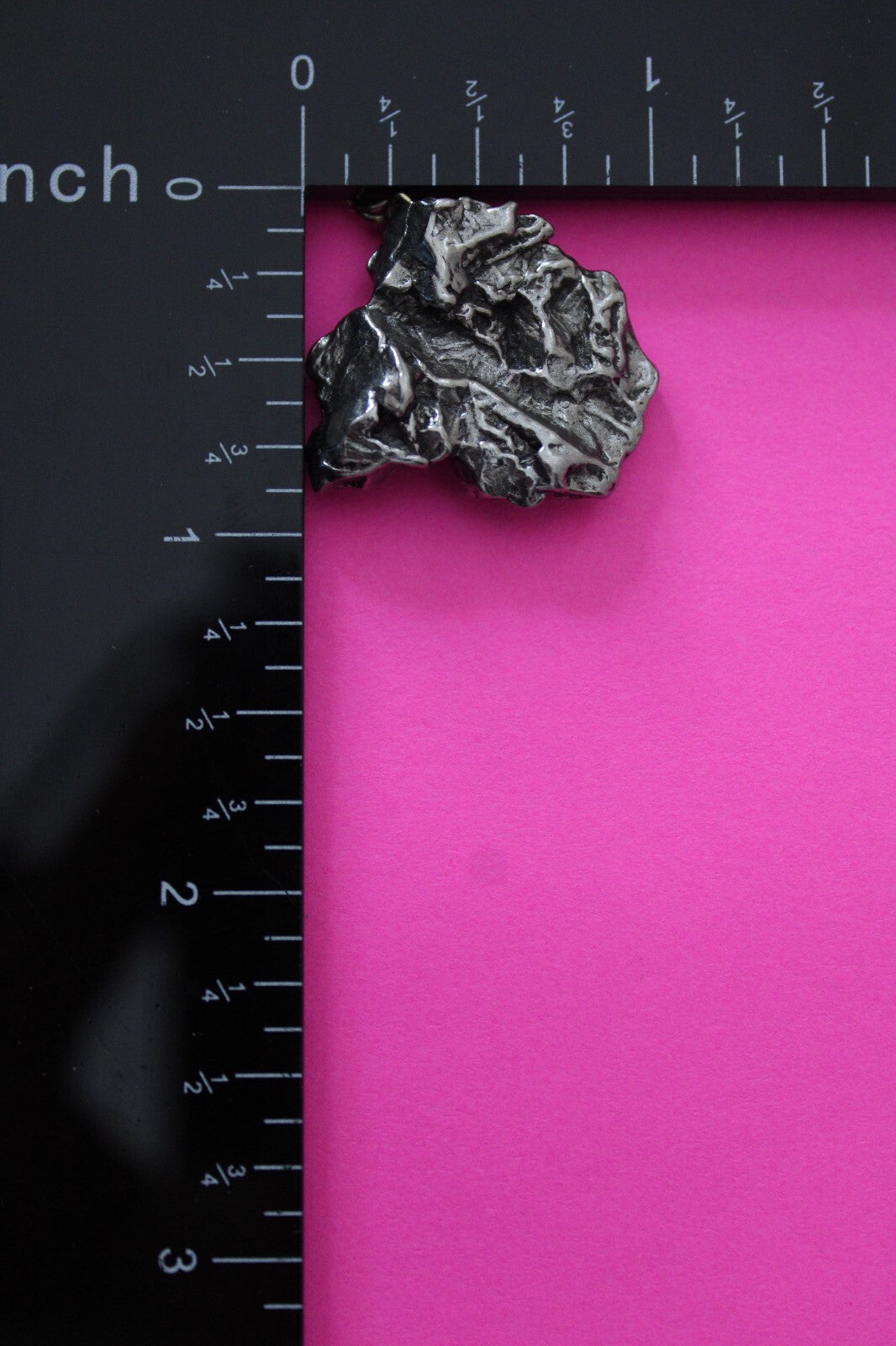 Meteorite Necklace W/ Chain Campo Del Cielo 11.3 Grams Real Dinosaur Girl COA 24