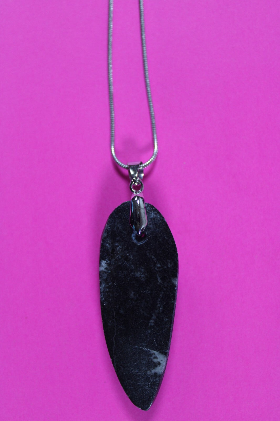 Authentic Orthoceros Necklace Fossil 500 Million Years Old Dinosaur Girl COA 59