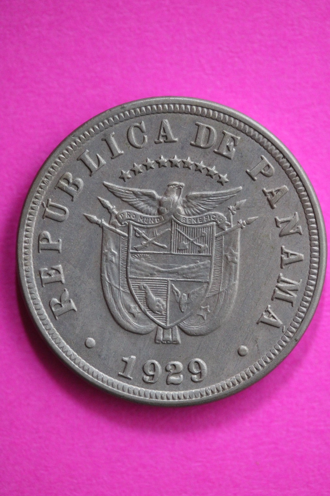 High Grade 1929 Panama 5 Centesimos Coin Guaranteed Authentic & Genuine 2547