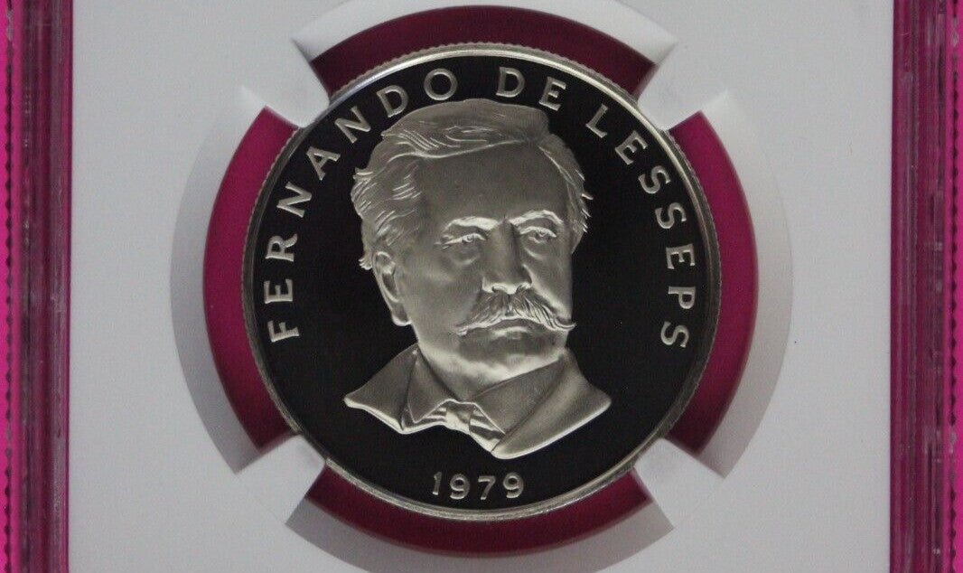 1979 Panama PF 69 Ultra Cameo Proof 50 Centesimos NGC Graded Authentic Slab 1041