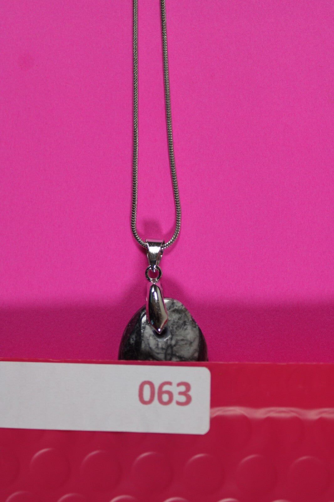 Authentic Orthoceros Necklace Fossil 500 Million Years Old Dinosaur Girl COA 63