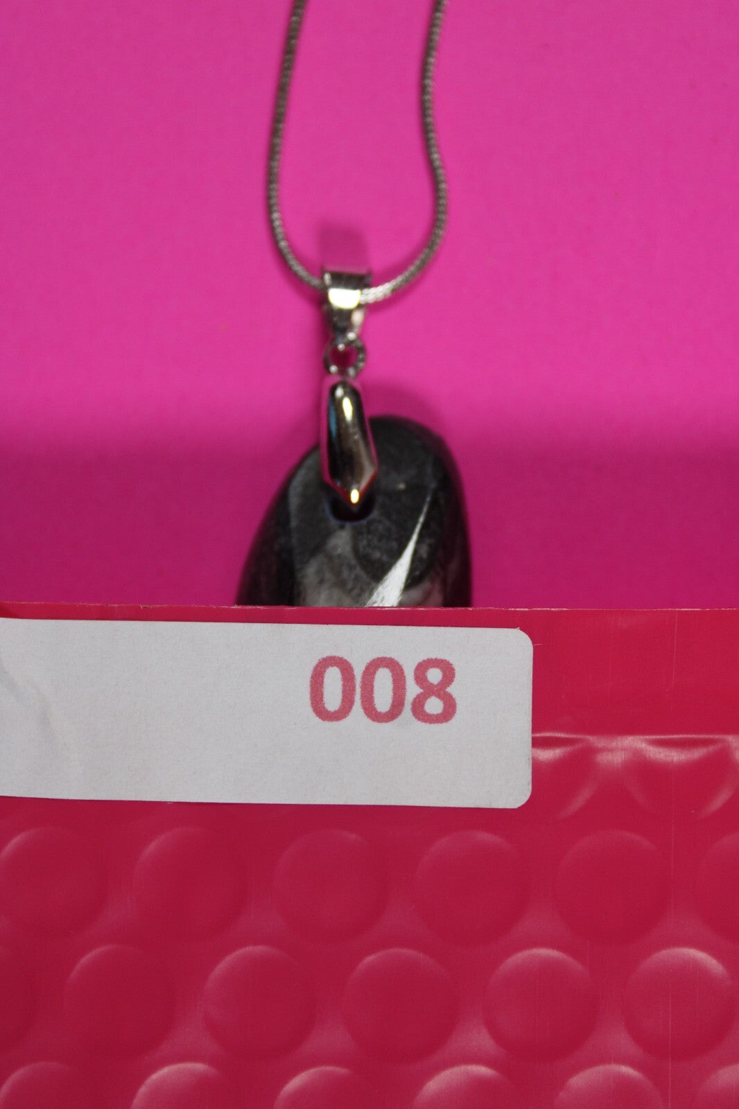 Authentic Orthoceros Necklace Fossil 500 Million Years Old Dinosaur Girl COA 08