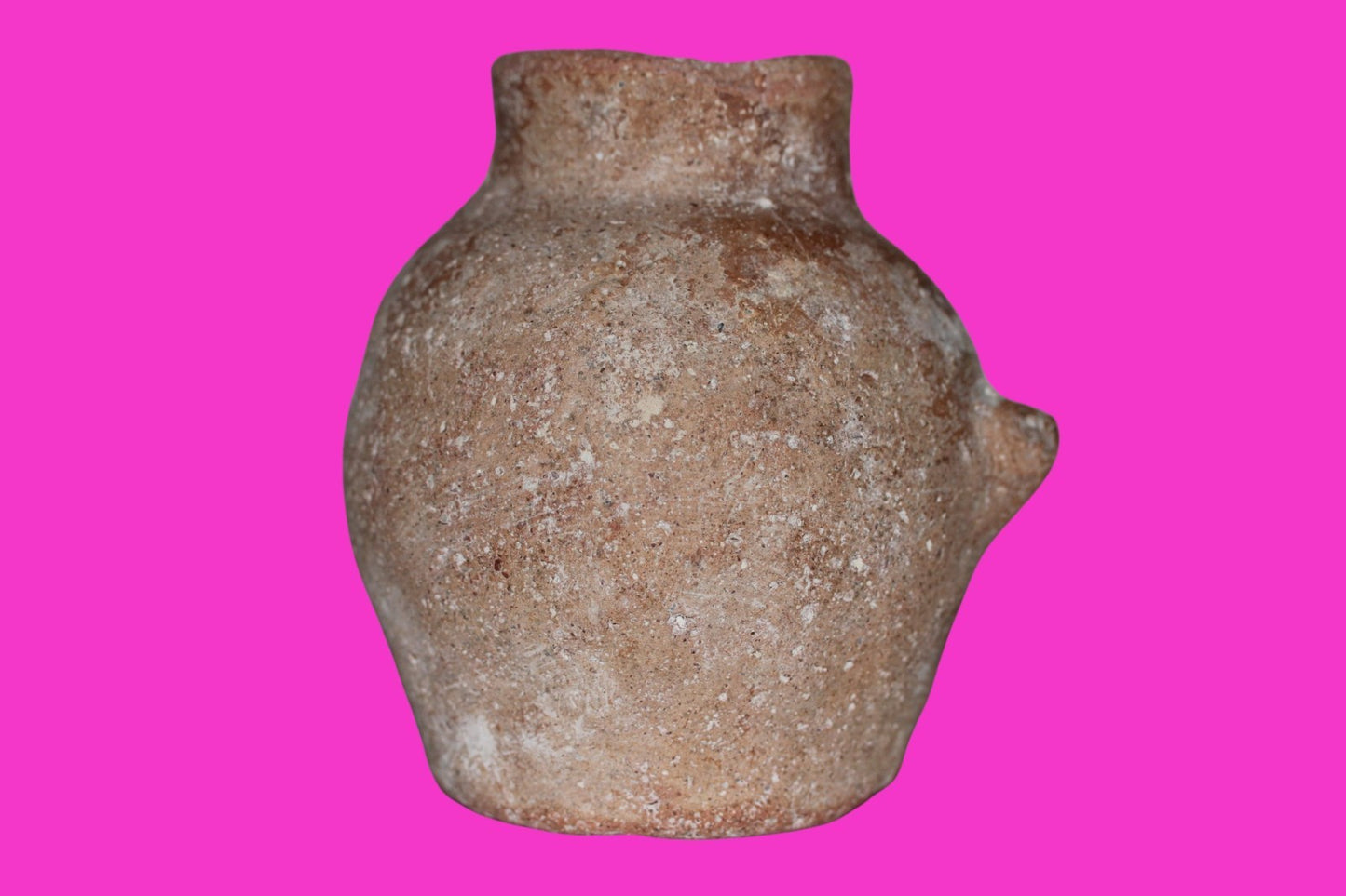 Time of Canaanites Holy Land Artifact Ancient Jar 5500 Year Old 3500 BC COA J142