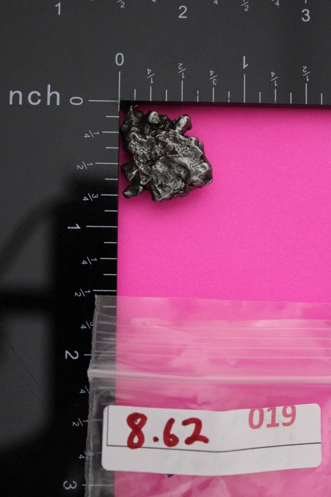 Meteorite Necklace W/ Chain Campo Del Cielo 8.62 Grams Real Dinosaur Girl COA 19