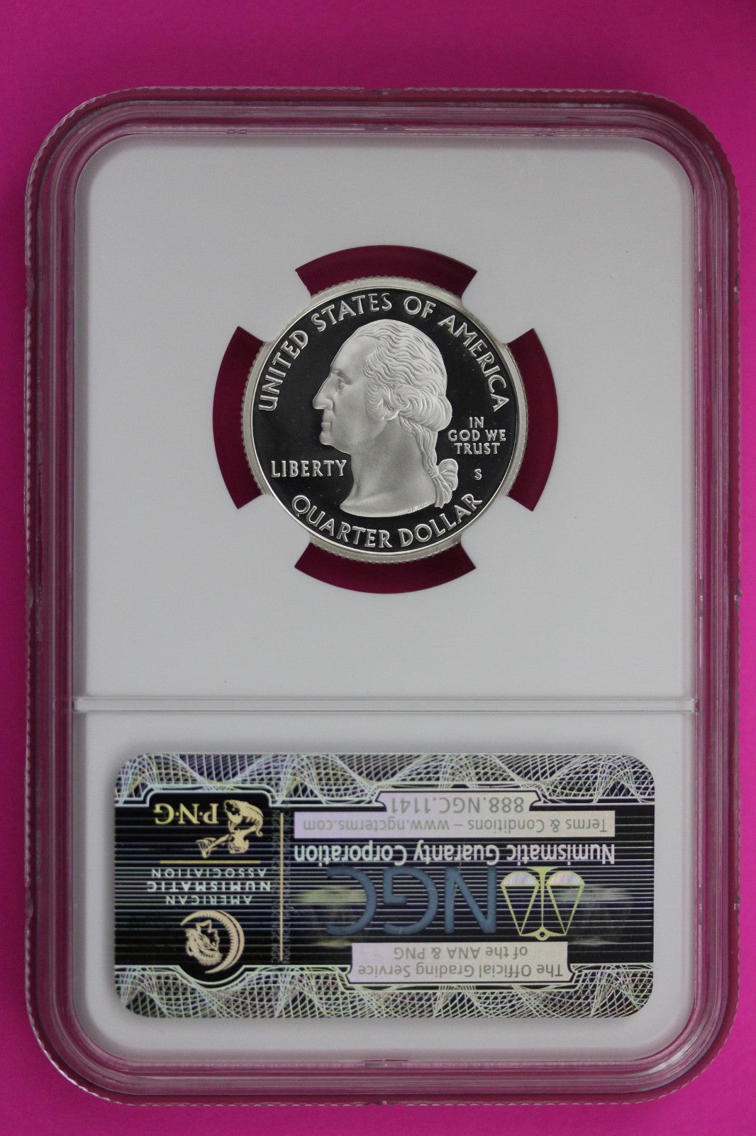 2007 S PF 70 Montana Silver State Quarter NGC Certified Authentic Slab 463