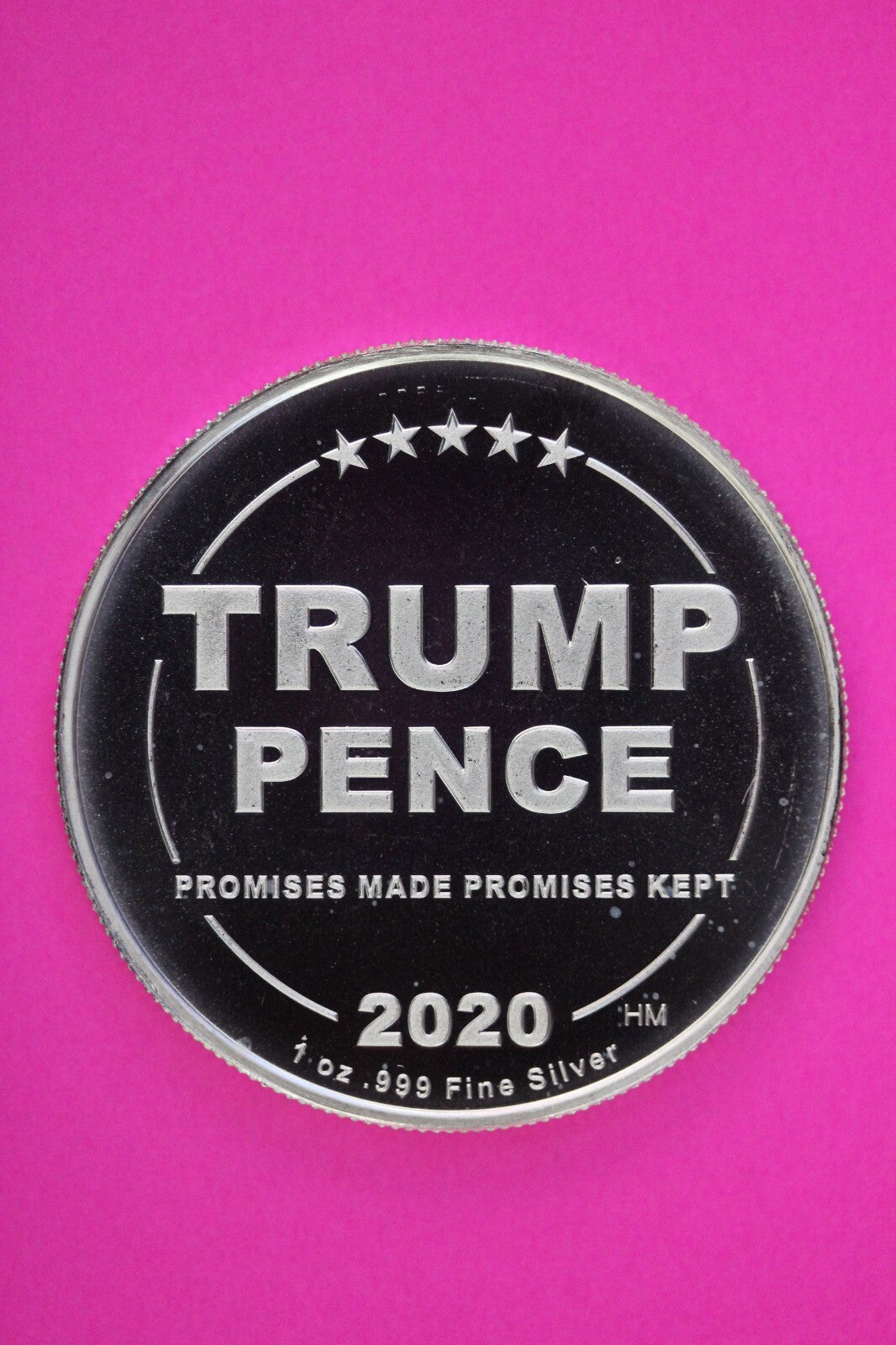 Donald Trump Pence 2020 1 Ounce .999 Fine Silver Round Bringing Leftist Tears 10