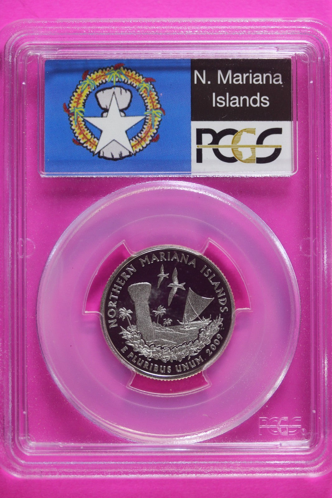 2009 S Proof Mariana Islands Clad Parks Quarter PCGS Certified Graded Slab 188