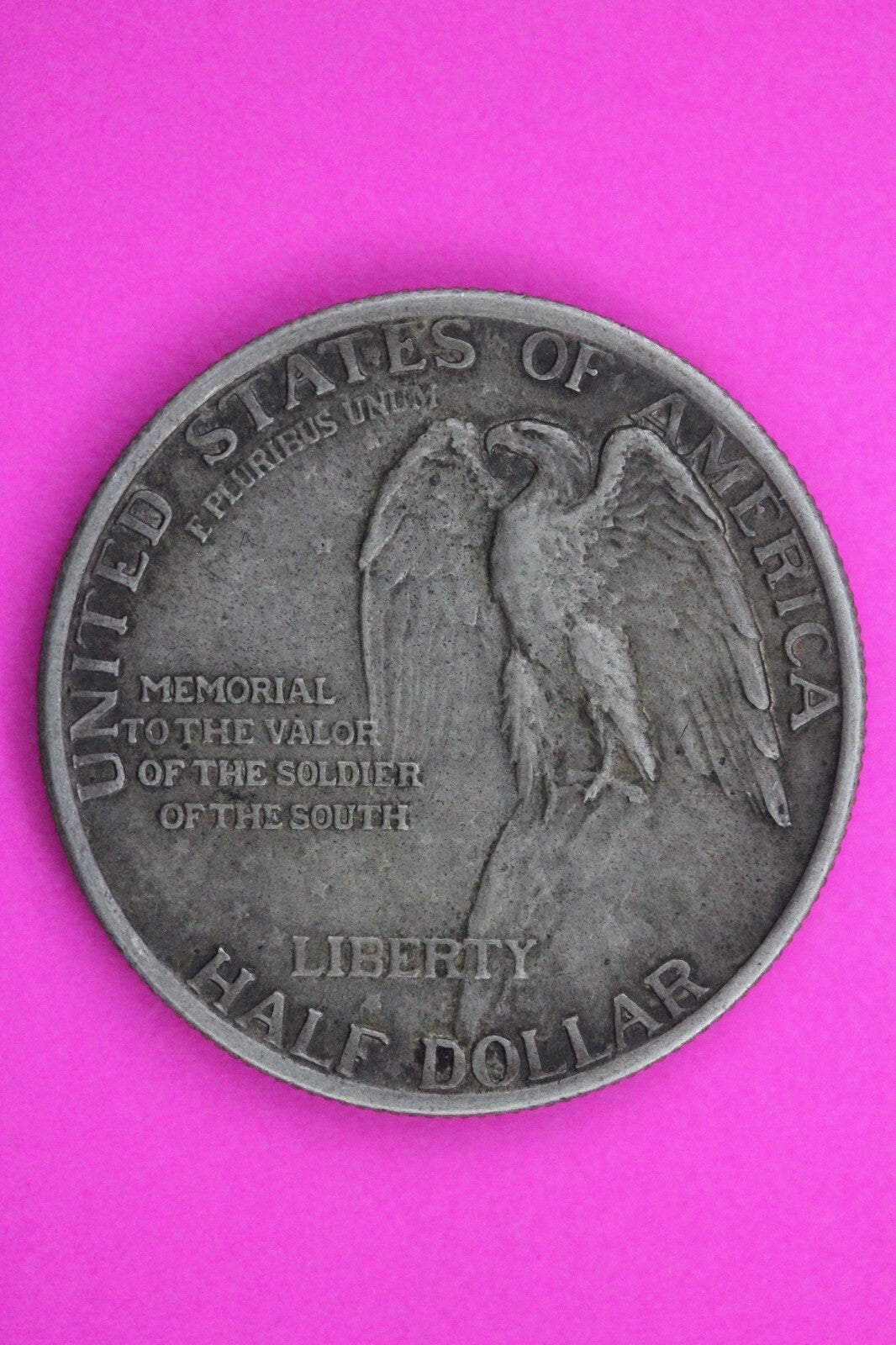 High Grade 1925 Stone Mountain Commemorative Silver Half Dollar Scarce Coin 35