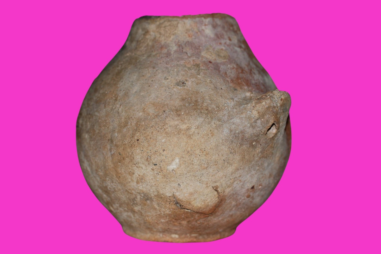 Time of Canaanites Holy Land Artifact Ancient 5500 Year Old Jar 3500 BC COA J144