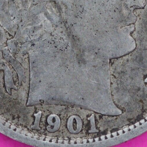 1901 P Barber Liberty Dime Scarce Semi Key Date Silver Coin Philadelphia Mint 30