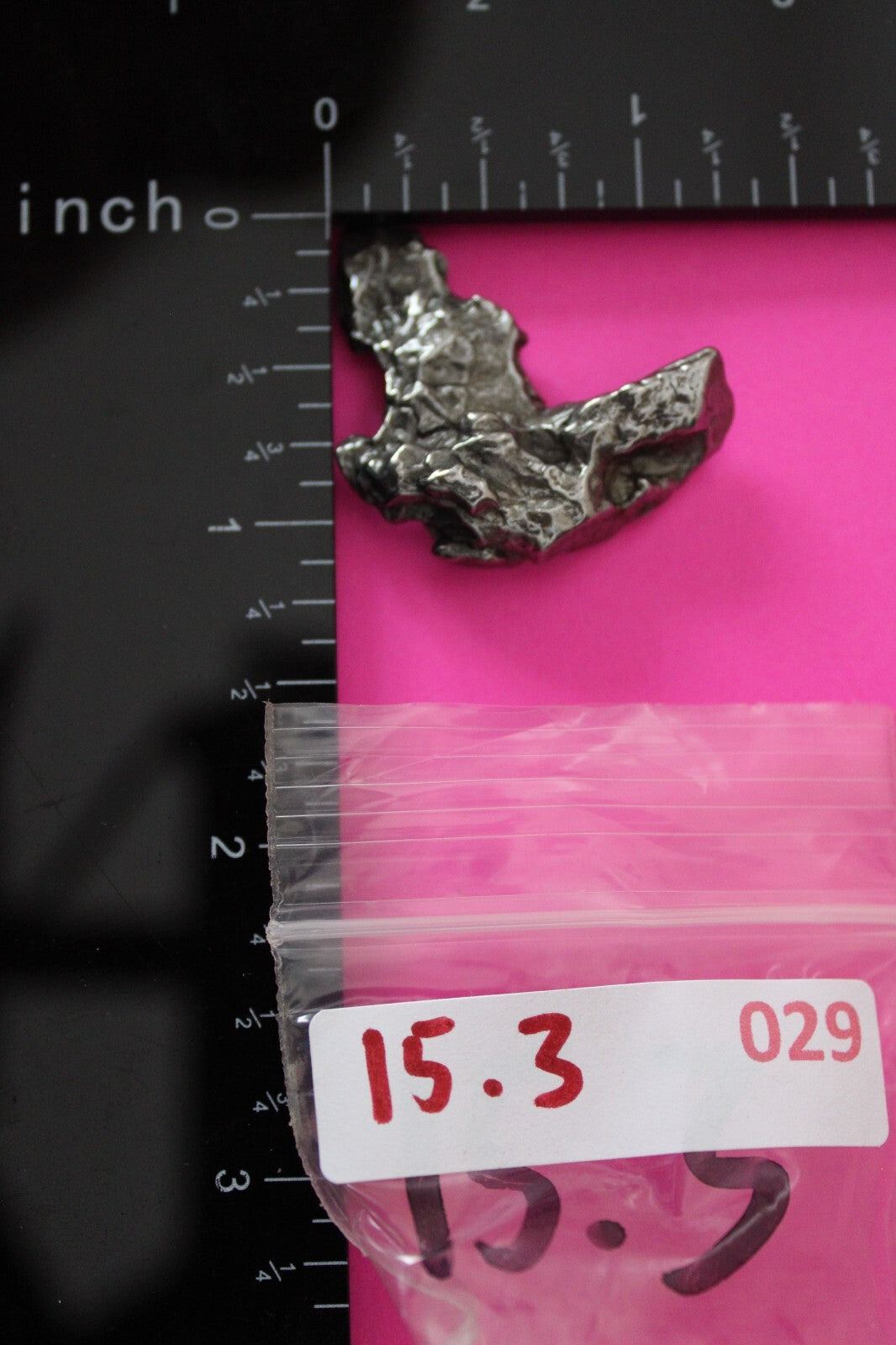 Meteorite Necklace W/ Chain Campo Del Cielo 15.3 Grams Real Dinosaur Girl COA 29