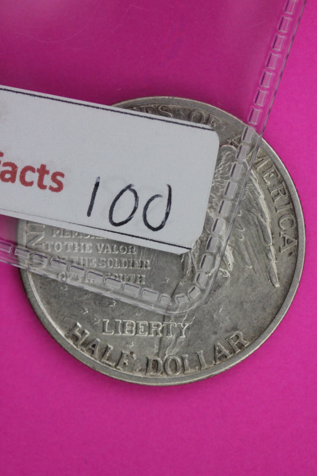 High Grade 1925 Stone Mountain Commemorative Silver Half Dollar Scarce Coin 100