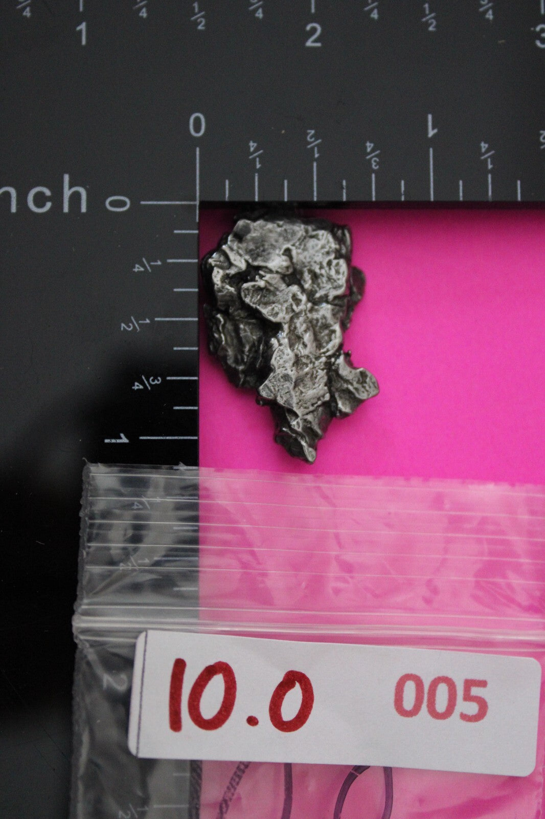 Meteorite Necklace W/ Chain Campo Del Cielo 10 Grams Real Dinosaur Girl COA 05