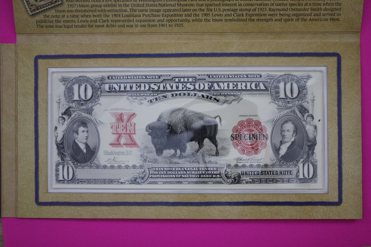 2004 Lewis & Clark Coinage & Currency Set Silver Dollar Stamps Note COA 9031