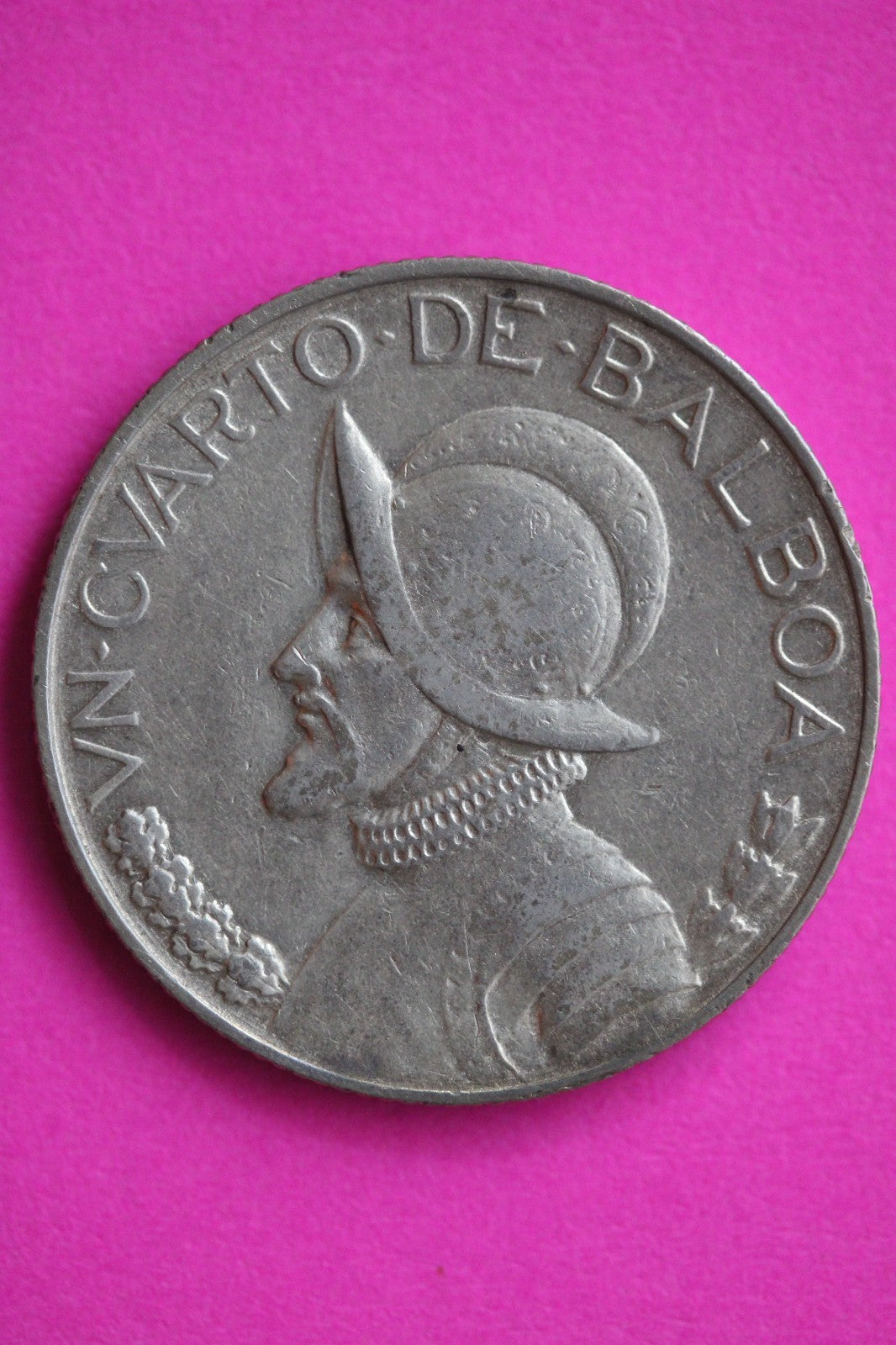 High Grade 1934 Panama 1/4 Balboa Silver Coin Guaranteed Authentic Genuine 2541