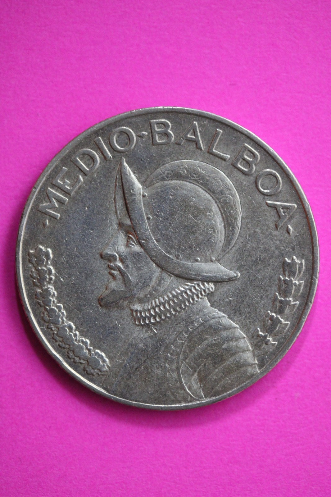 High Grade 1932 Panama 1/2 Half Balboa Silver Coin Guaranteed Authentic 2534