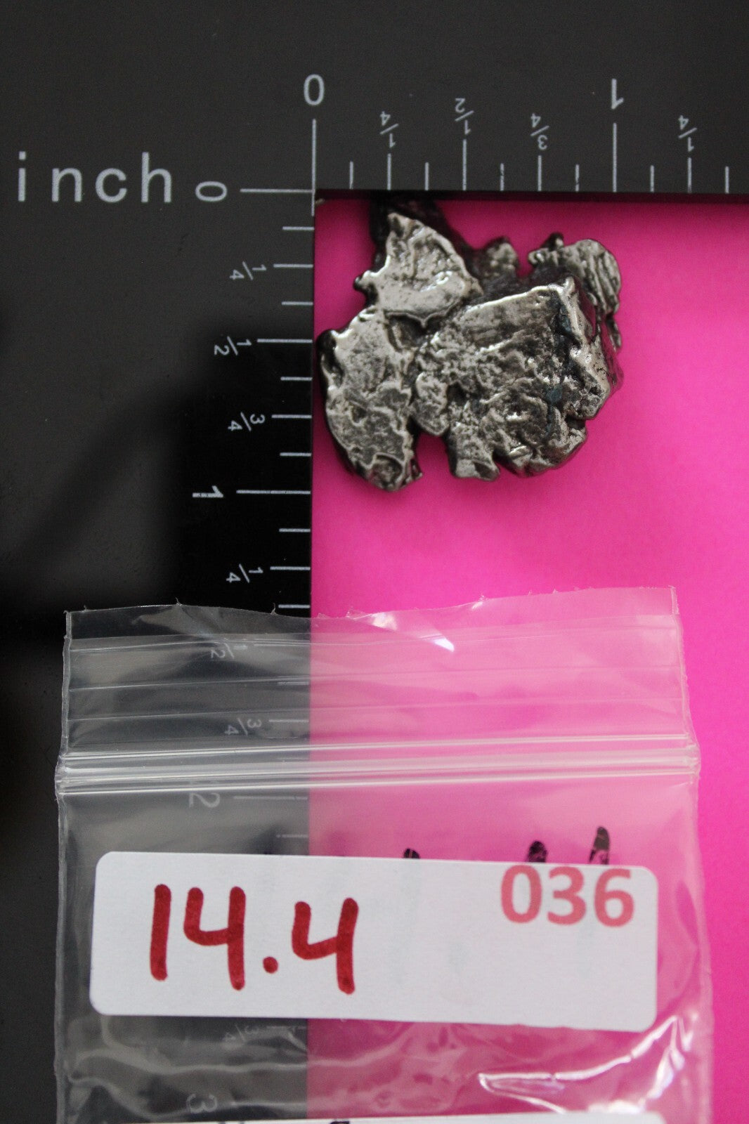 Meteorite Necklace W/ Chain Campo Del Cielo 14.4 Grams Real Dinosaur Girl COA 36