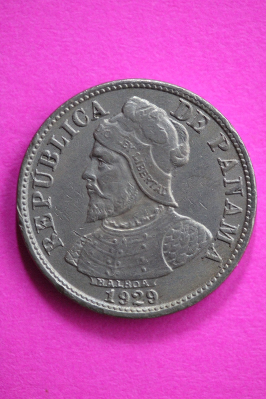 High Grade 1929 Panama 2 1/2 Centesimos Coin Guaranteed Authentic 2548