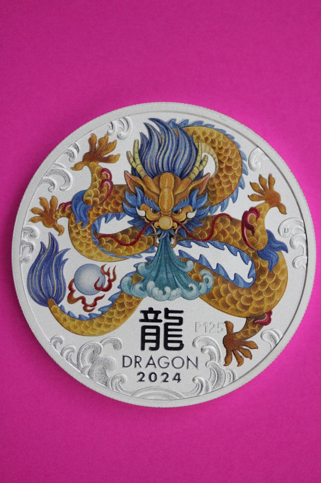 2024 Year of the Dragon Australia $1 Dollar 1 Ounce Silver Guaranteed Real 1878